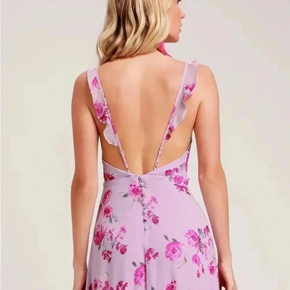 Lulu’s Meteoric Rise Floral Print Maxi Dress - Picture 10 of 10